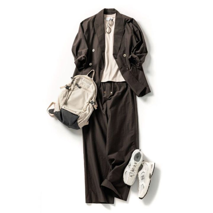 23区のダークブラウンセットアップ