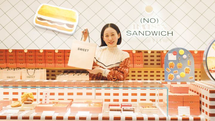 丸の内〈(NO) RAISIN SANDWICH グランスタ東京店〉店内、エッセイスト・平野紗季子