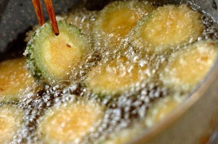 ゴーヤの竜田揚げクミン風味の作り方2