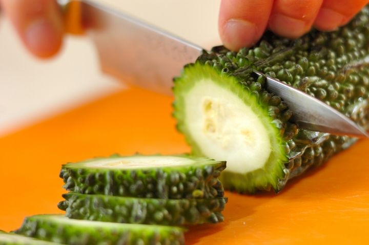 ゴーヤの竜田揚げクミン風味の作り方1