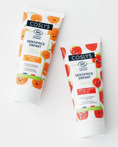 ストロベリーは3歳から、ピーチは7歳から。乳歯～生え変わり時期までずっと使える「ジェル歯みがき」【こどモノ8月号】の画像1