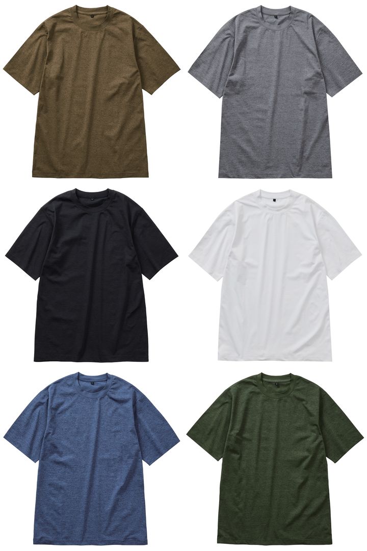 ワークマン 汗が染みても目立ちにくい半袖Ｔシャツ カラバリ