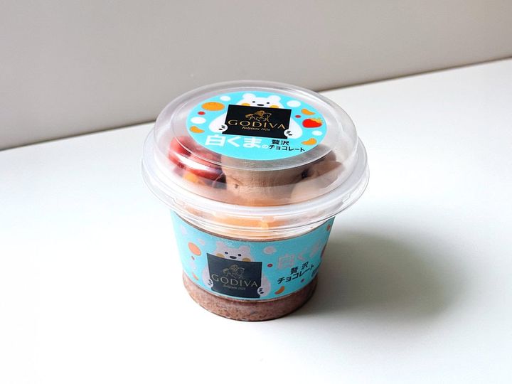 セブンイレブン限定 ゴディバ 白くま贅沢チョコレート