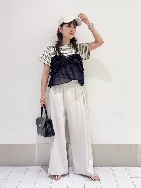 白パンツコーデ5