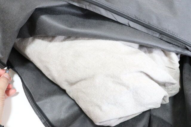 ダイソーのふとん干し袋はシングルサイズのふとんに対応している