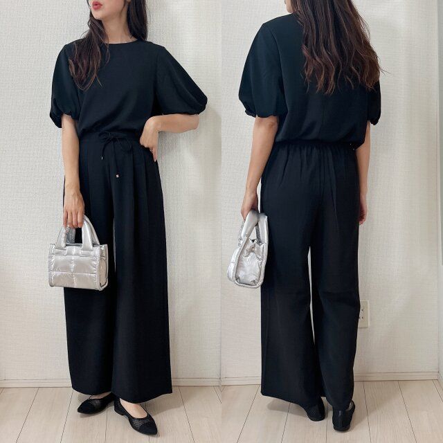 GUのブラウスでセットアップに