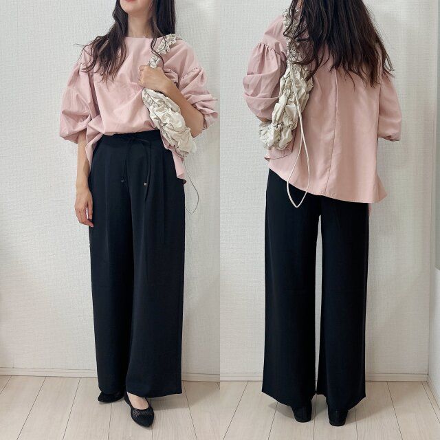 ブラウスできれいめコーデ