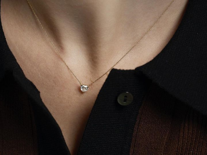 画像: 「K10 ハートネックレス」￥19,800 出典：ファーストハンド