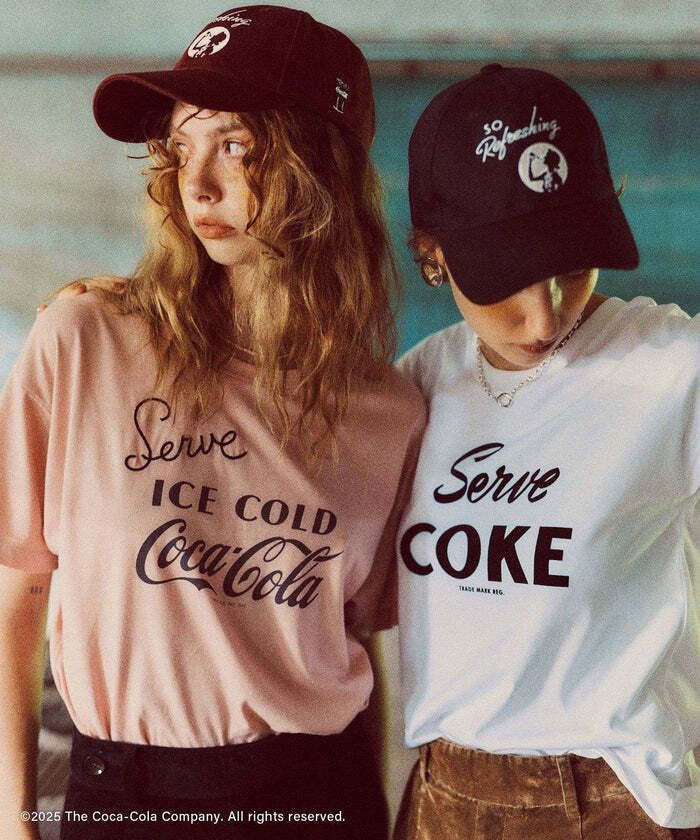 ジュングループと「コカ･コーラ」のコラボコレクションが登場！「コカ・コーラ」の歴代ロゴをファッションに落とし込んだ多彩なラインナップに注目