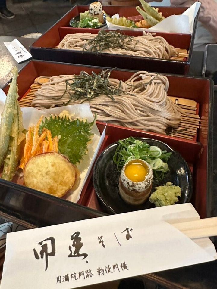 「開運蕎麦」のお料理
