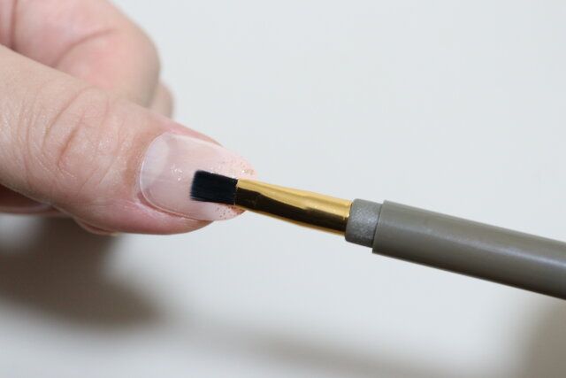 ダイソーのネイルブラシセットのフラット