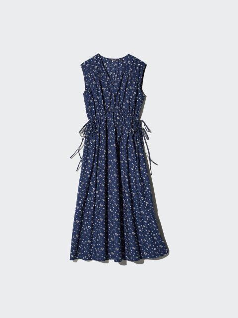 2025ユニクロ夏おすすめコットンギャザーワンピース