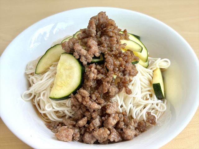 さっぱりぶっかけそうめん