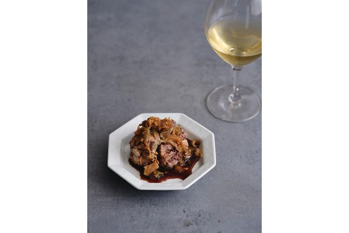 黒酢のコクでさば缶をリッチな味わいに！“さば缶生姜ザーサイ和え”