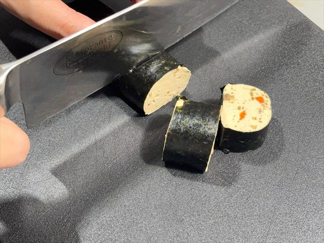 豆腐バー 海苔巻き カット