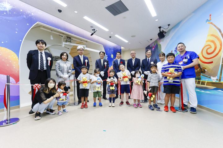 ディズニー壁紙セレモニーの様子