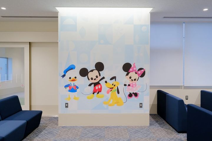 プレイルーム前