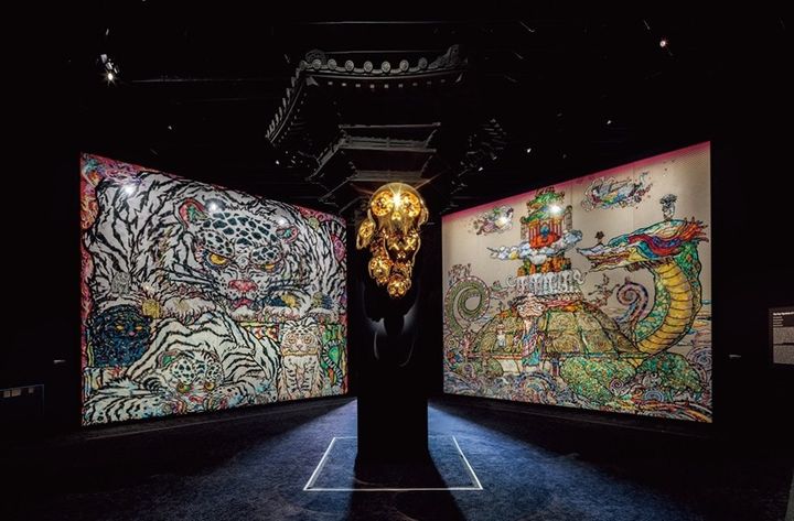 アメリカ・オハイオ州クリーブランドミュージアムで開催中の村上隆の個展「Takashi Murakami: Stepping on the Tail of a Rainbow」