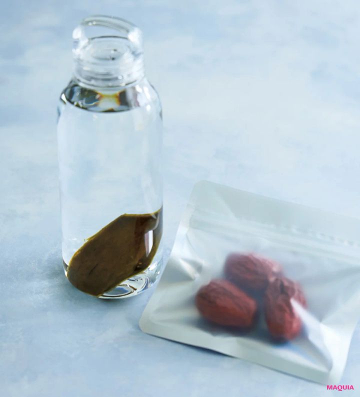 マキア 薬膳 夏バテ 食材 なつめ 昆布水