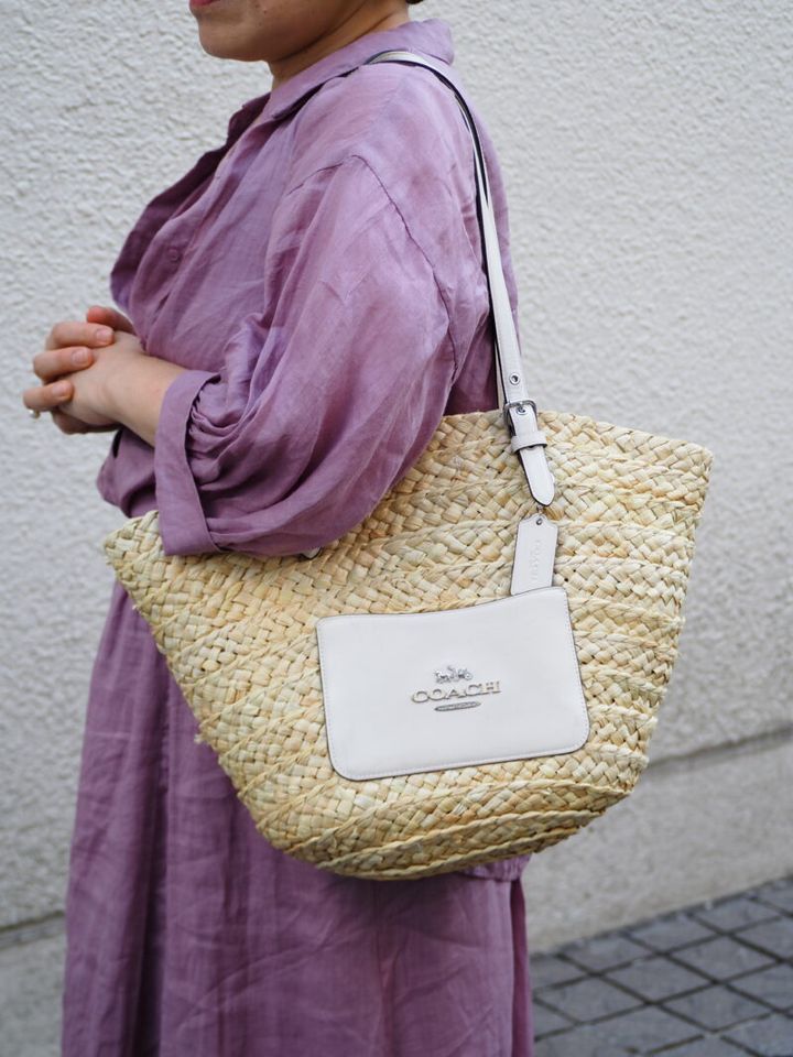 コーチのかごバッグ