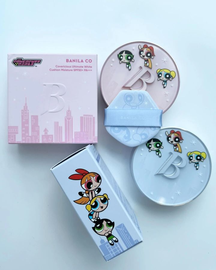 BANILA CO バニラコ カバーリシャス アルティメット ホワイトクッション パワーパフ ガールズ