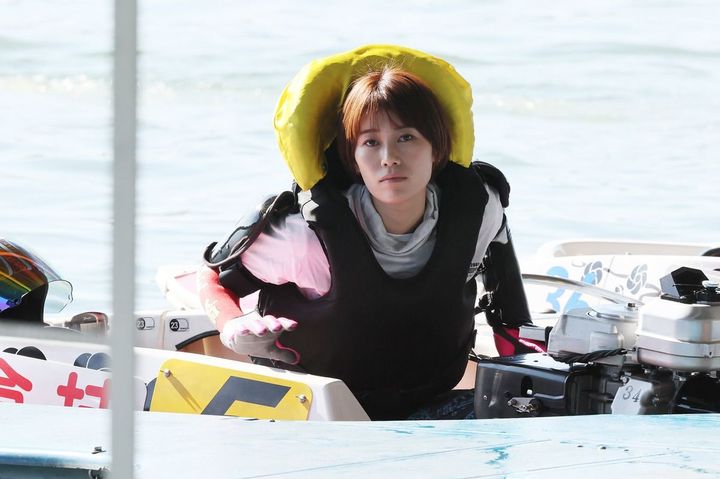 ボートレーサーの倉持莉々さん