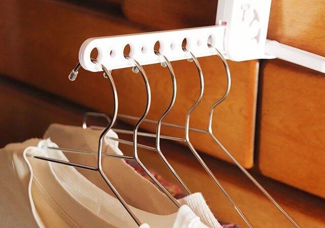 ダイソーの室内干しハンガー 5連