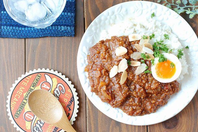 無水トマトキーマカレーの完成！