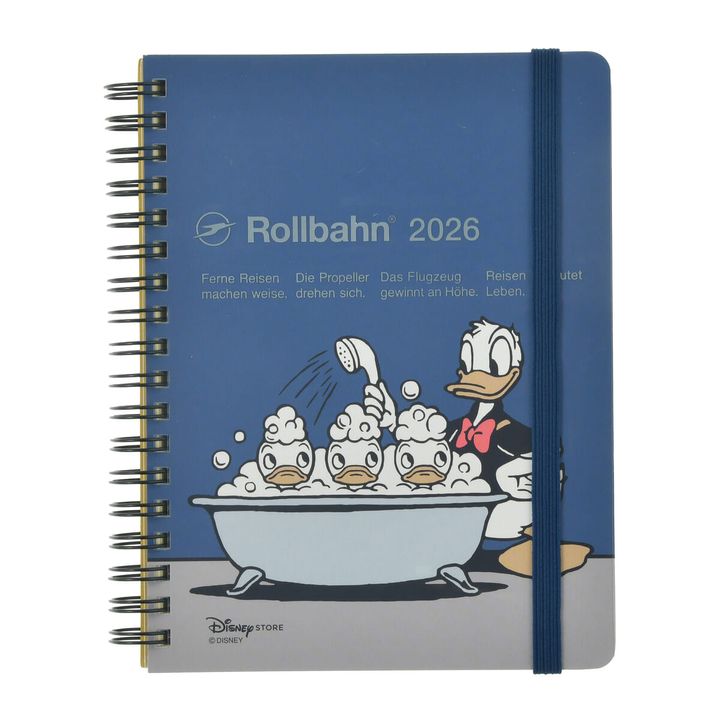 【デルフォニックス】ドナルド＆フレンズ Rollbahn Diary L 手帳・スケジュール帳 CALENDAR＆ORGANIZER 2026