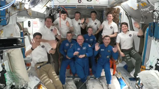 ウェルカムセレモニー（NASA提供）