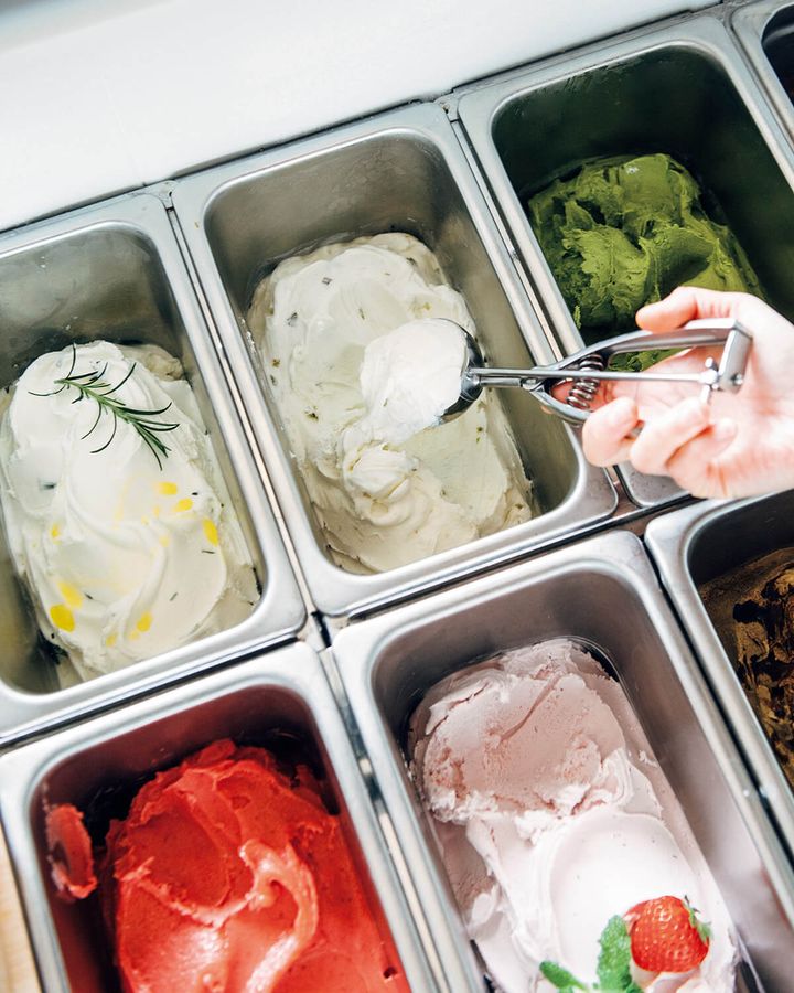 鳥取〈gelateria ＋×〉ショーケース