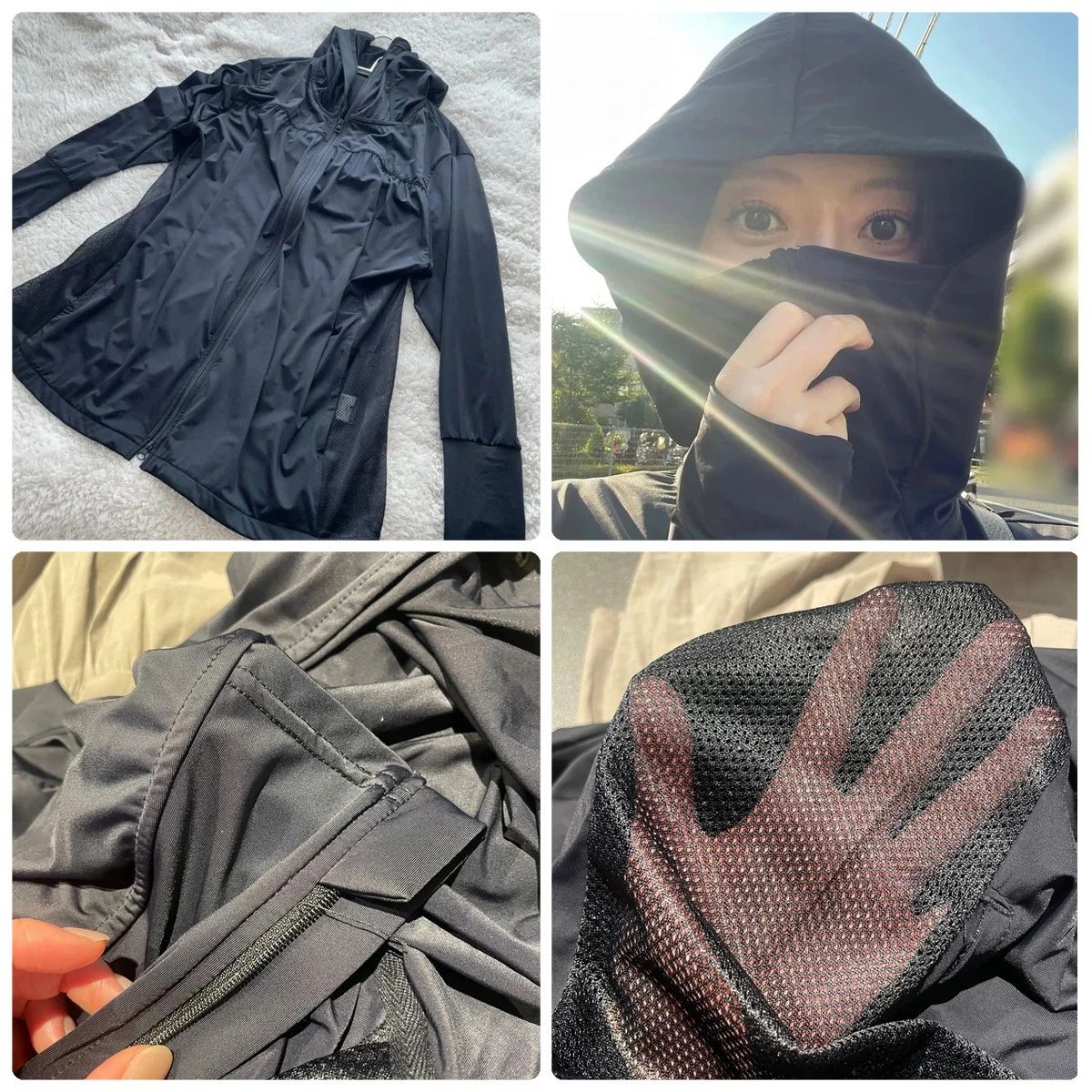 Mukii ミューキー UVカットパーカー 遮光99.9％ 接触冷感 大野真理子 涼しい＆おしゃれ】Mukiiの「UVカットパーカー」で日焼け防止