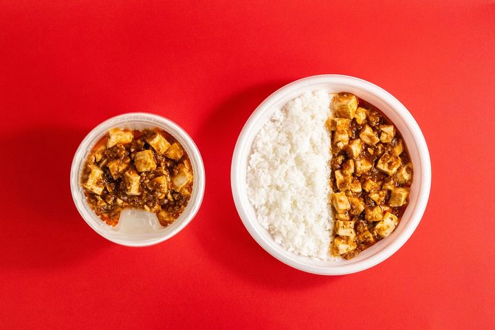 醤の旨味がきいた麻婆豆腐ごはん