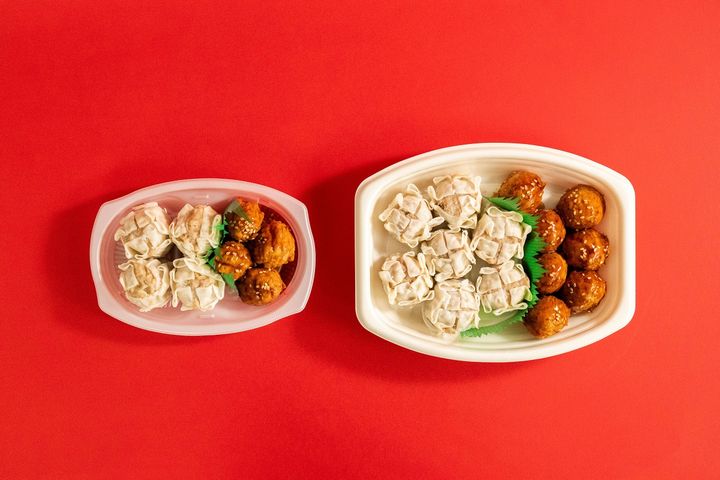 こだわり肉シュウマイ＆肉団子（黒酢入りだれ）