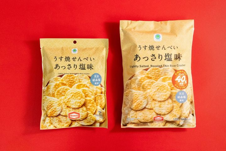 うす焼せんべいあっさり塩味