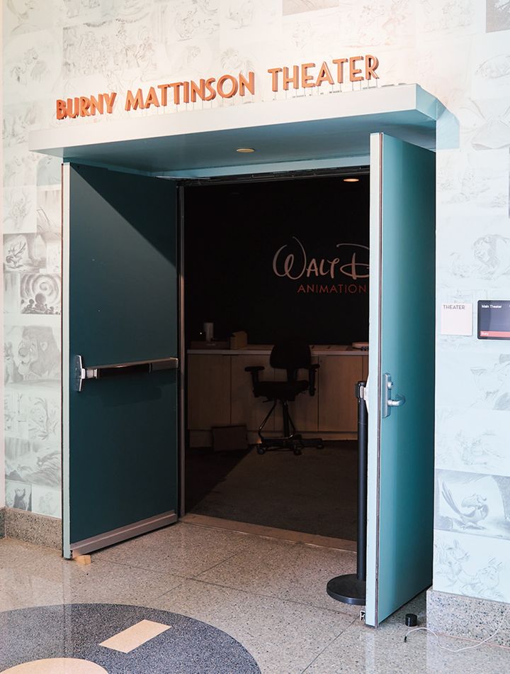 伝説のアニメーターの名を冠する、「バーニー・マッティンソン・シアター」