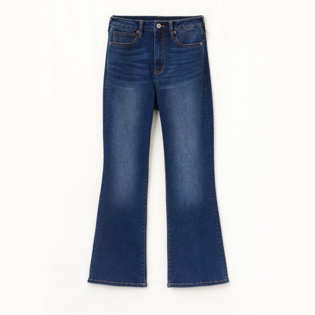 2025夏しまむらレディースフレアデニムパンツ
