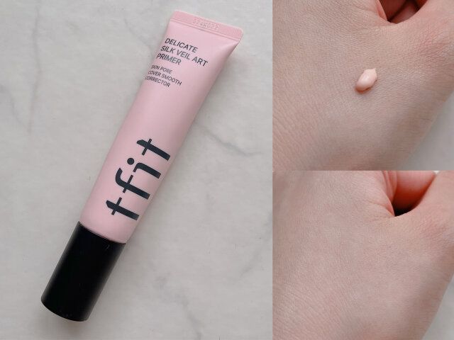 tfit デリケートシルクヴェールアートプライマー 手の甲に付ける