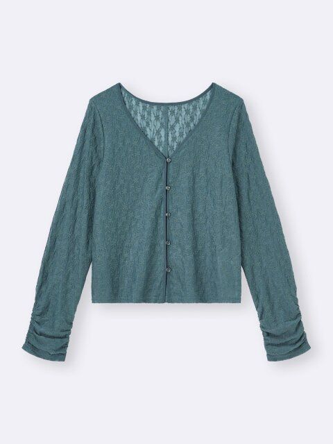 2025gu夏女性おすすめレースカーディガン