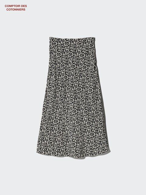 2025夏女性おすすめユニクロレーヨンミディスカート