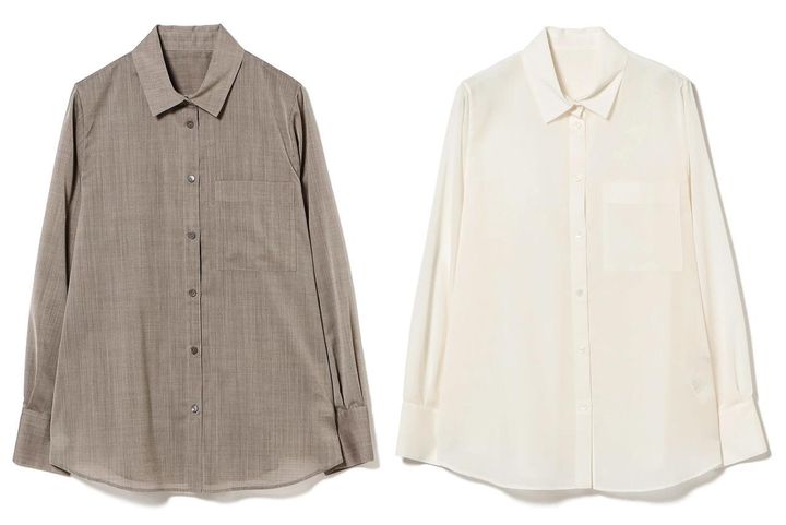 画像: 「ポリエステル ウール トロピカル シアー シャツ」各￥23,100 出典：デミルクス ビームス