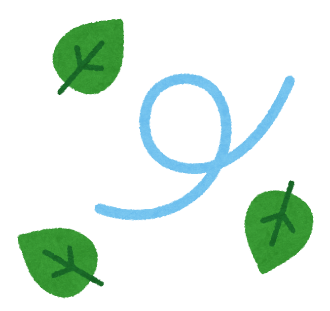 風のイラスト | かわいいフリー素材集 いらすとや