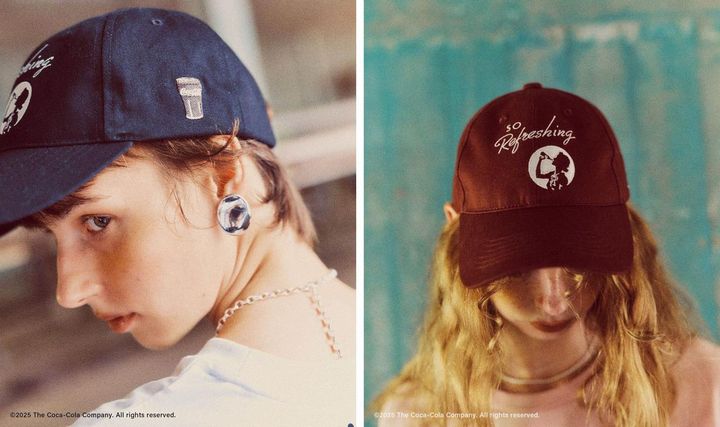 画像: 「【Coca-Cola】VIS別注エンブロイダリーキャップ」各￥4,400 出典：Coca-Cola Special Collection