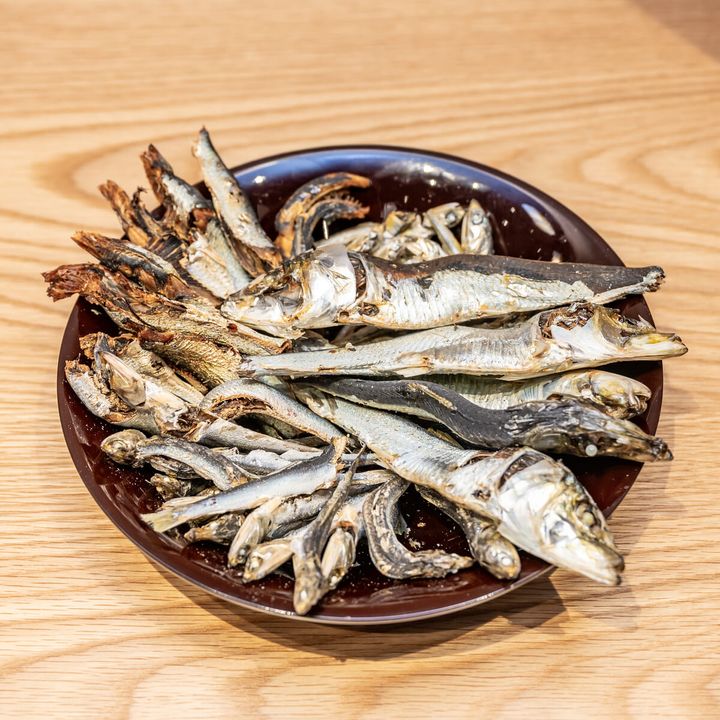 看板メニュー「こいくち煮干（コク照り完熟玉子入り）」4