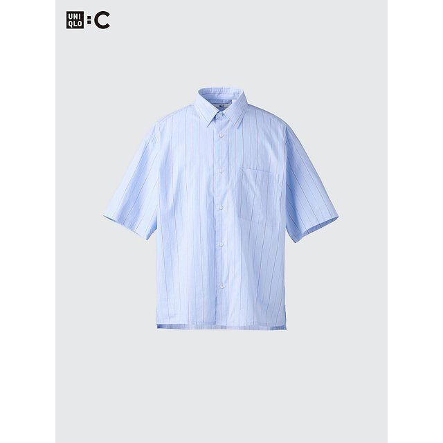 ユニクロのブロードオーバーサイズシャツ