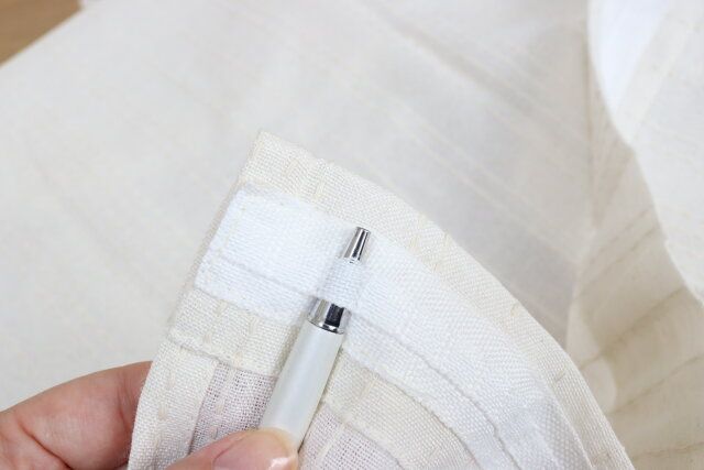 ダイソーのフック対応のカーテン