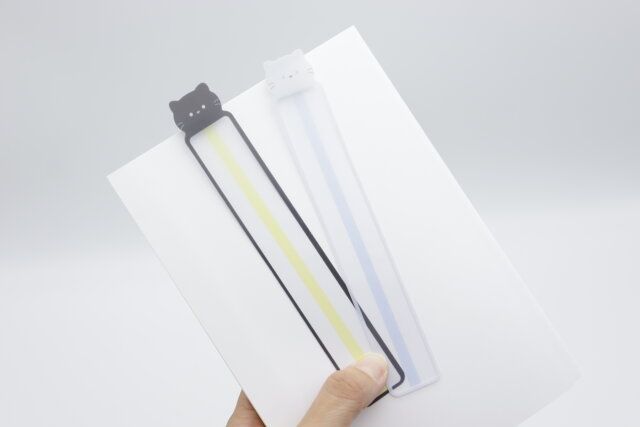 セリアの可愛いリーディングトラッカー 2P シンプルアニマル