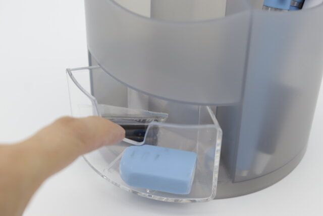 ペンホルダー（回転式、ブラック、丸形） 引き出し