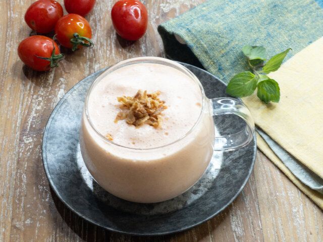 ミニトマトを使ったスープ