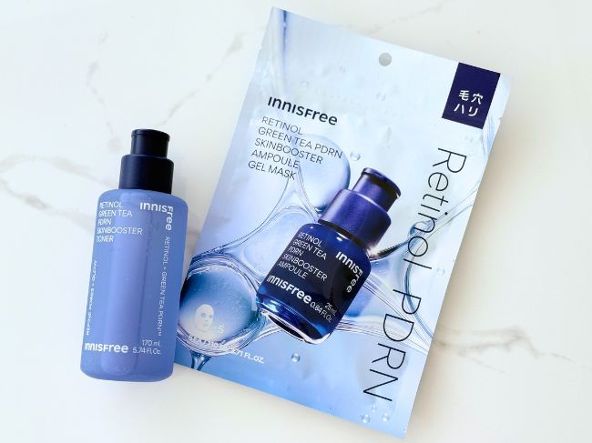 左：『レチノール PDRN アドバンスド エッセンスローション』右：『レチノール PDRN アドバンスド マスク』